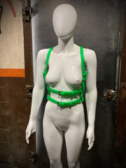 Suspender style body harness